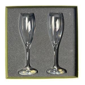 New In Box Christofle Albi Champagne Flutes